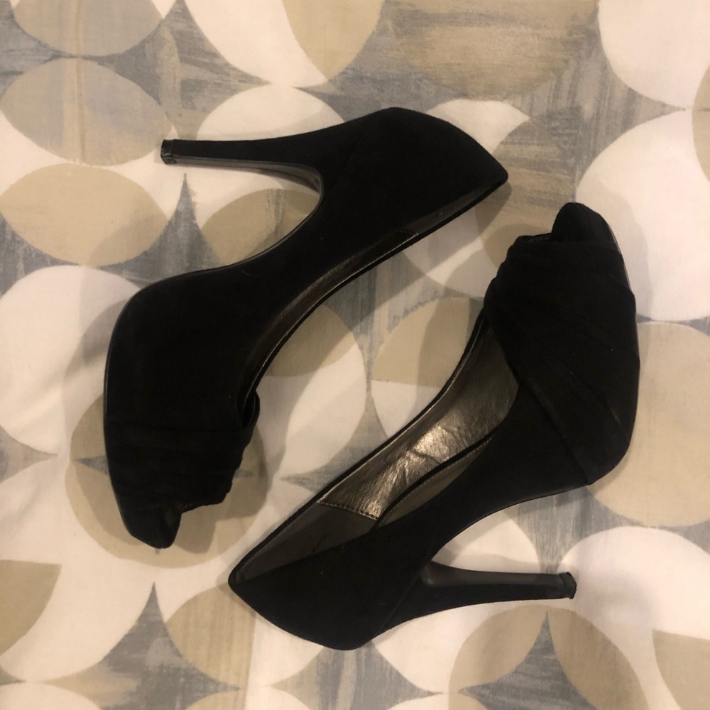 Suede Heels
